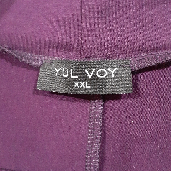 Luc Fontaine Yul Voy Collection Women's Tunic Cowl Neck Tunic Plus Size XXL - Picture 3 of 5